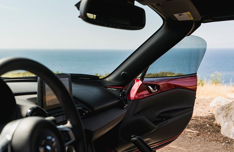 2019 Mazda MX-5 Miata Steering Wheel and Touchscreen