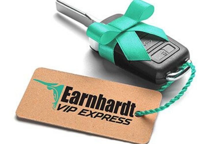 Close Up of Keys with Earnhardt VIP Express Keychain