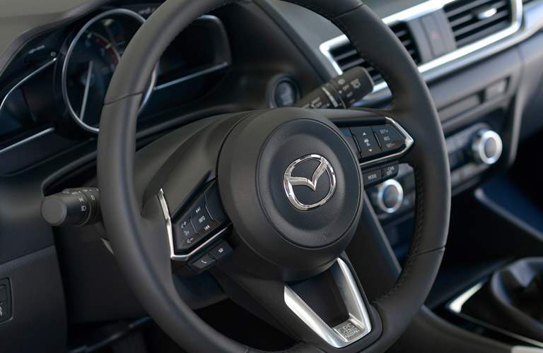 2017 Mazda Mazda3 steering wheel
