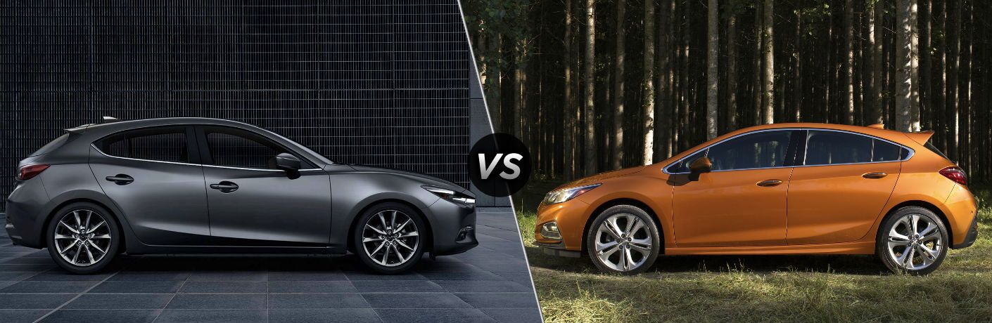 2018 Mazda3 Hatchback Vs 2018 Chevy Cruze Hatchback