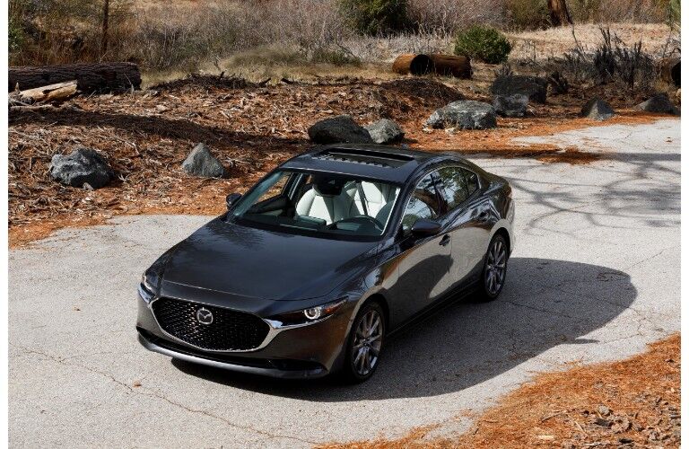 2019 Mazda3 parked in sun