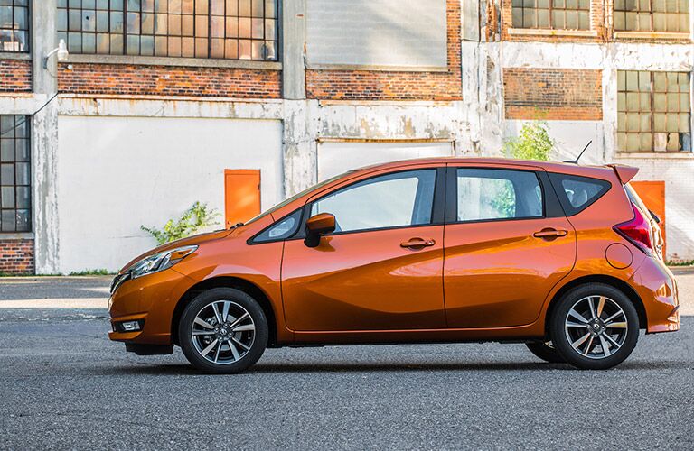 2018 nissan versa note in orange