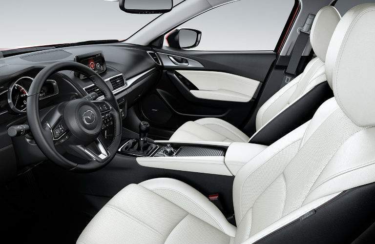 2018 Mazda3 front row seating