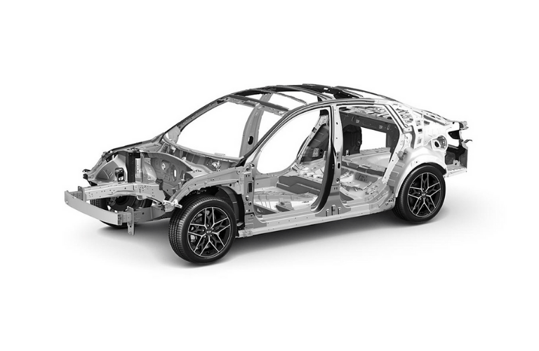 2020 Kia Optima safety cage view