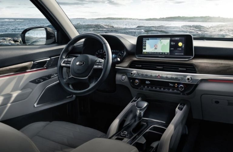 2021 Kia Telluride interior front view
