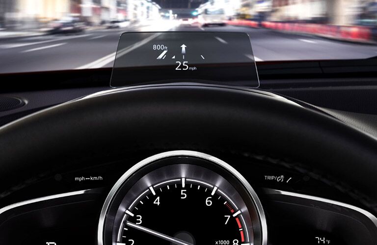 active driving display of 2018 mazda cx-3