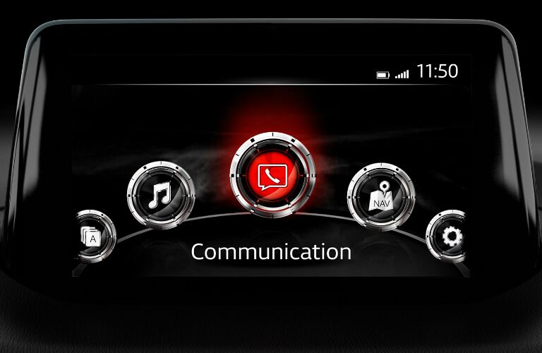 2017 Mazda3 infotainment screen