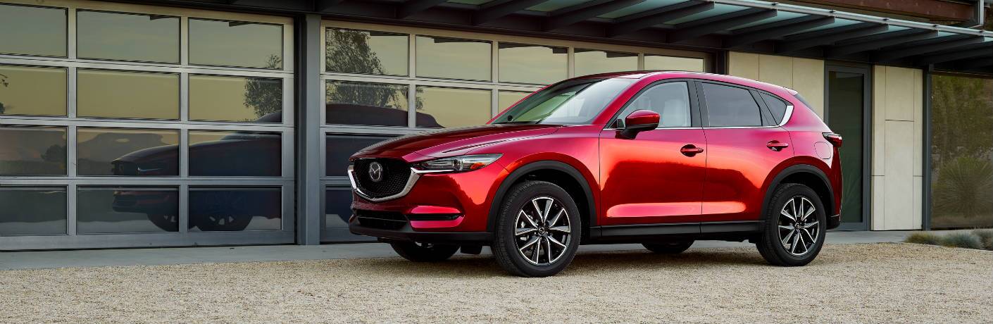 2018 Mazda CX-5 red side view