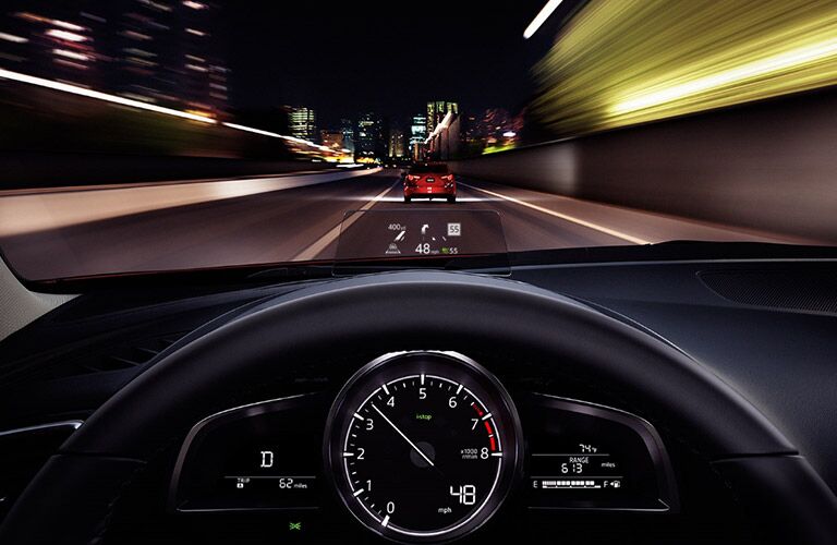 2018 Mazda3 active driving display