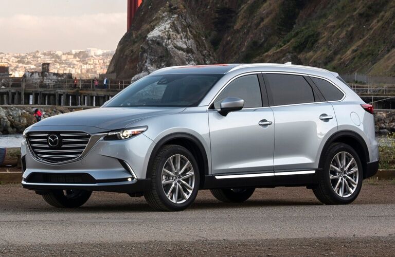 2018 Mazda CX-9 silver side view