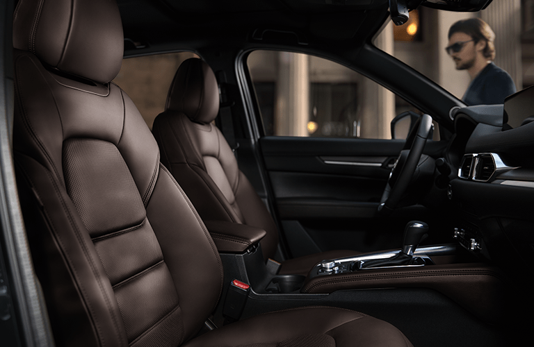 2019 Mazda CX-5 brown leather seats