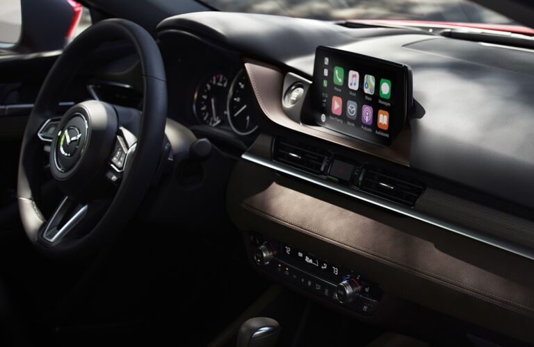 2019 Mazda6 dashboard with infotainment screen