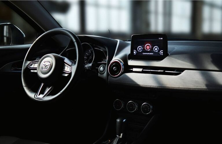 2019 Mazda CX-3 infotainment system and dash