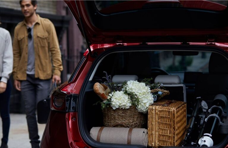2019 Mazda CX-3 with cargo loaded in back