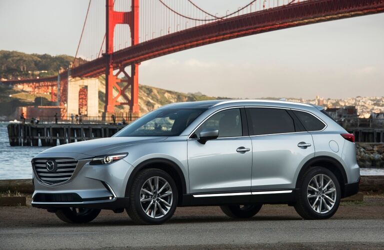 2019 Mazda CX-9 silver side view