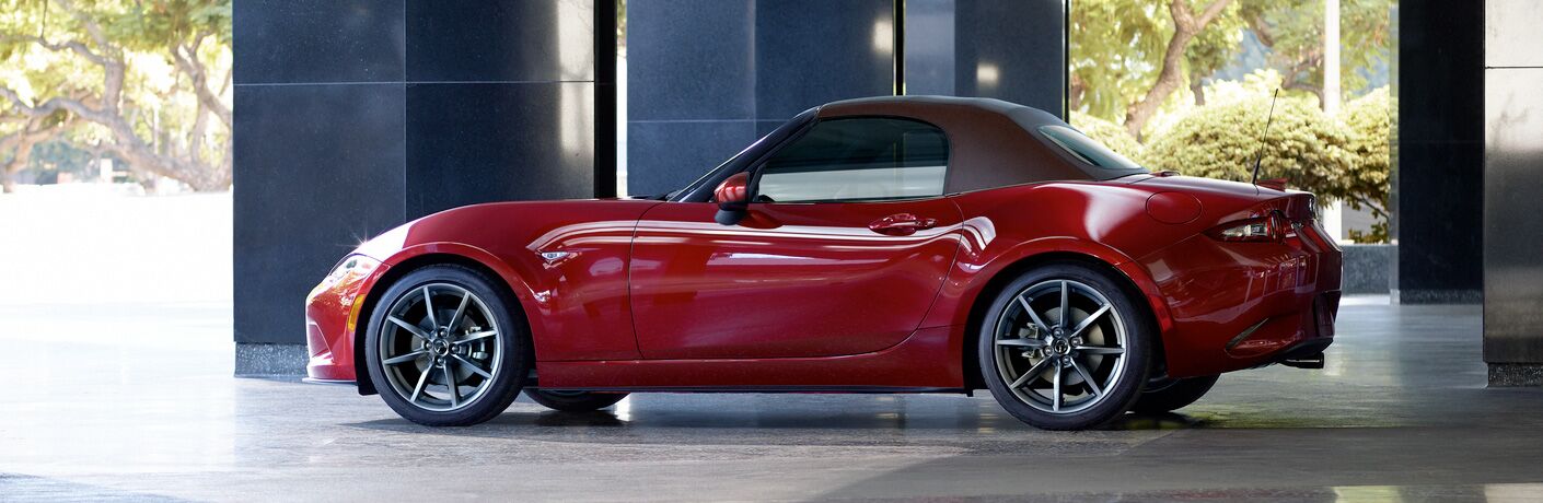 2019 Mazda MX-5 Miata red side view