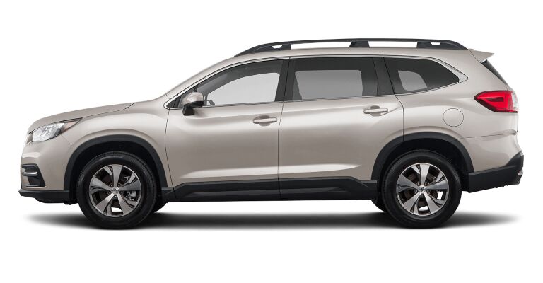 2019 Subaru Ascent Premium white side view