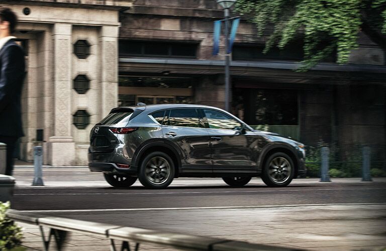 2020 Mazda CX-5 gray side view
