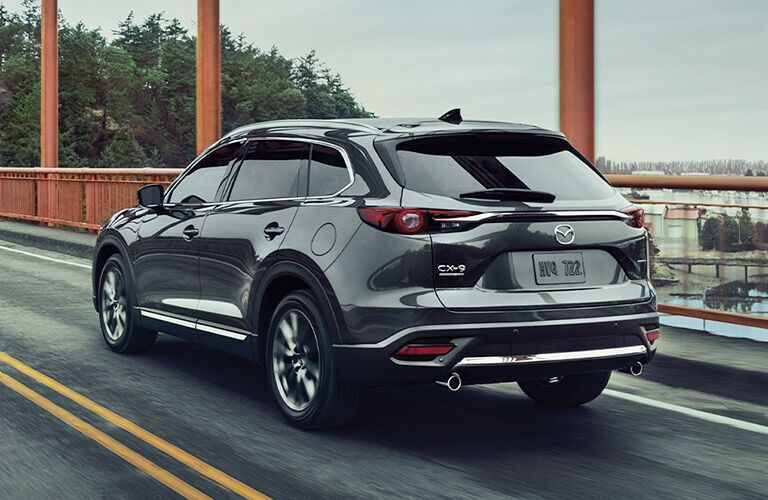 2020 Mazda CX-9 gray back view