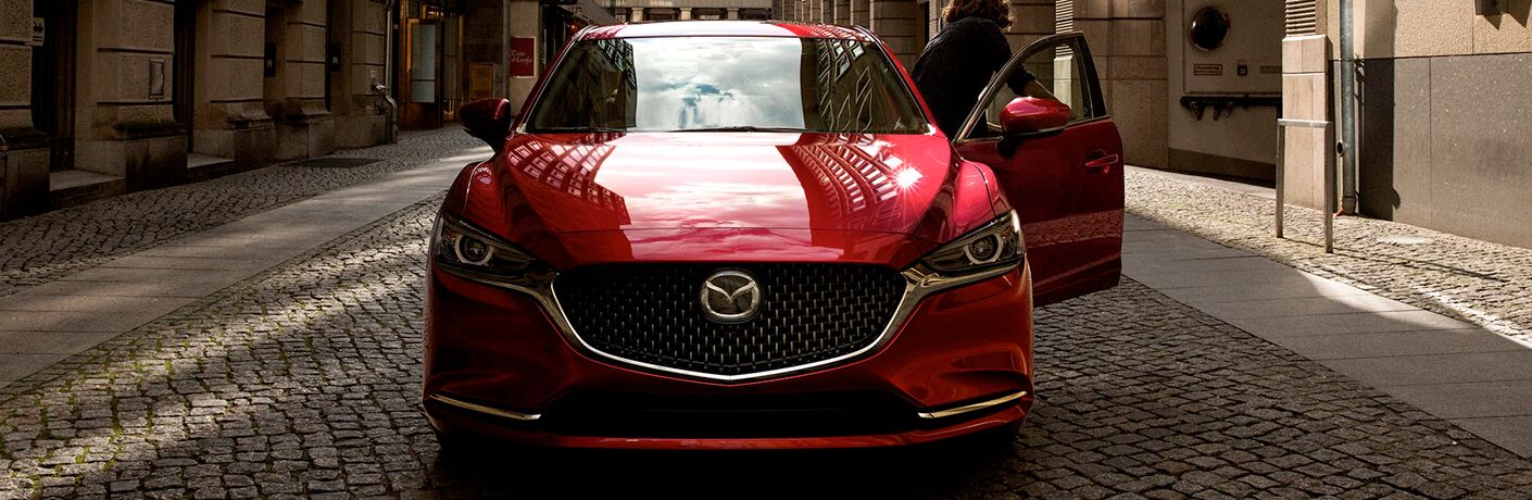 2020 Mazda6 red front view