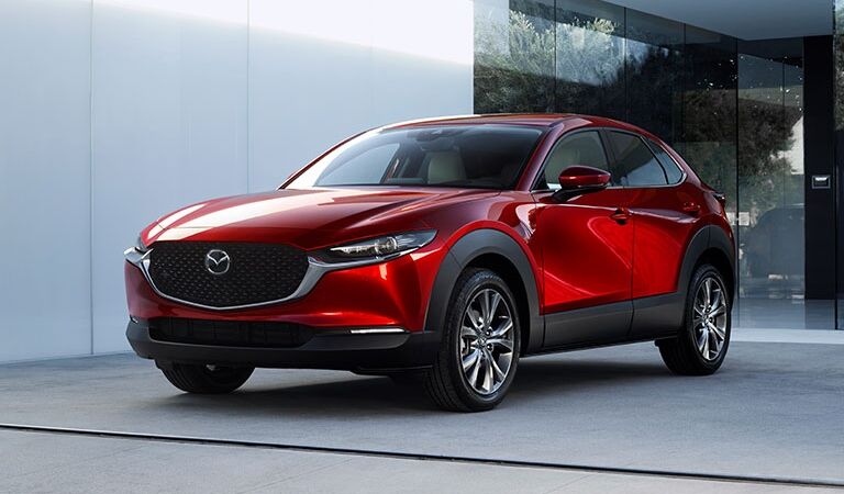 2020 CX-30 parked in front of stylish house