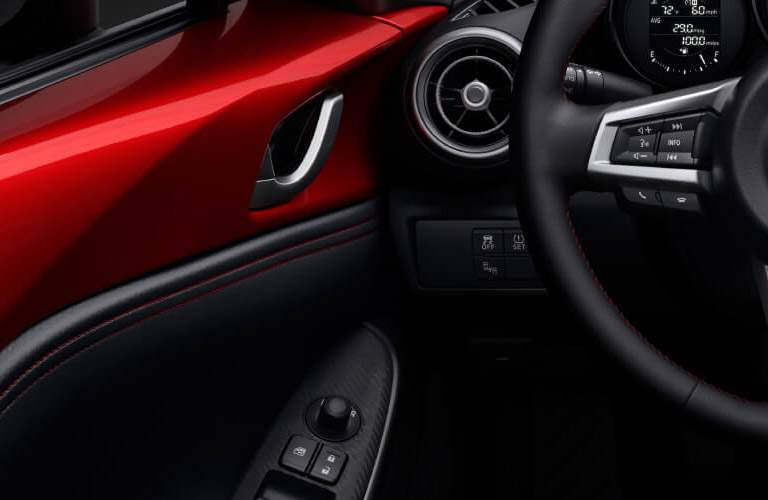 mazda mx-5 miata interior, door controls