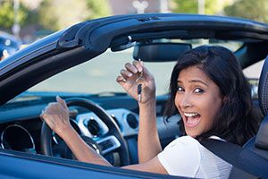 women car salesperson