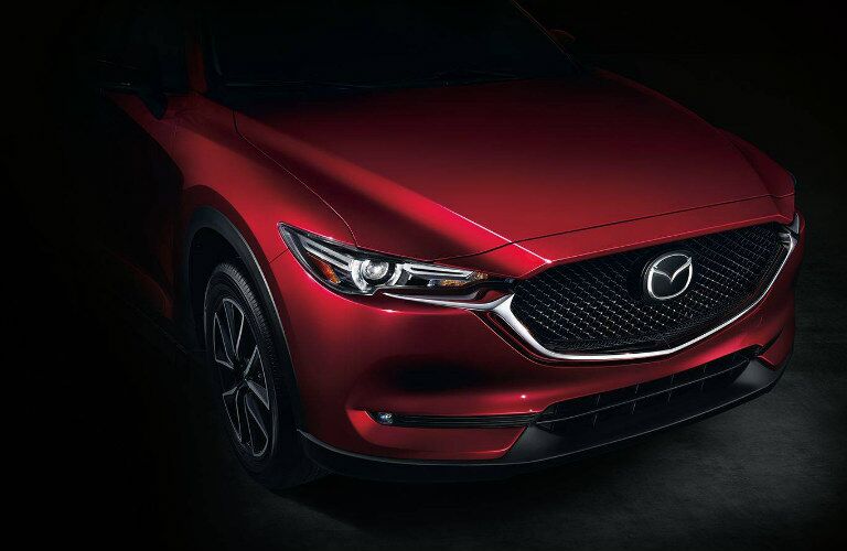 Front End Close Up of 2018 Mazda CX-5 in Red