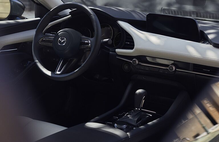 2019 Mazda3 Steering Wheel, Dashboard and MAZDA CONNECT Display
