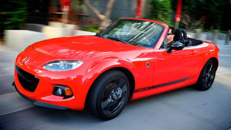 2015 Mazda Miata exterior red