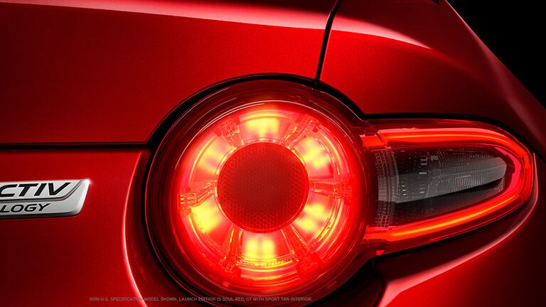 2016 Mazda Miata rear tailights brakelights