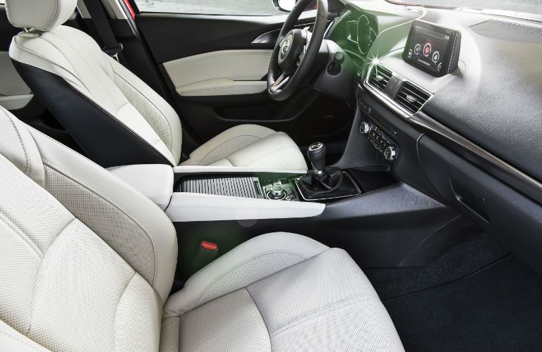 2017 Mazda3 Sport front legroom