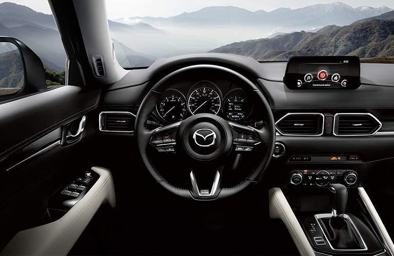 2018 Mazda CX-5 Steering Wheel View in Black