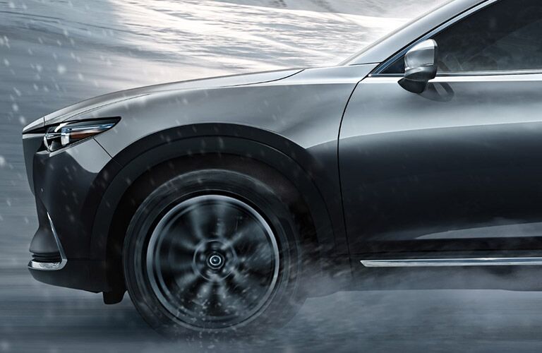 2018 Mazda CX-9 Side View of Gray Exterior