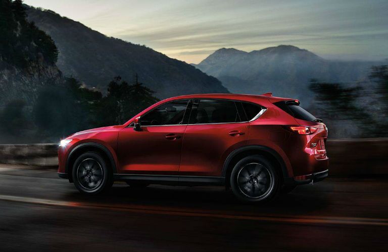 2018 Mazda CX-5 Side View of Red Exterior