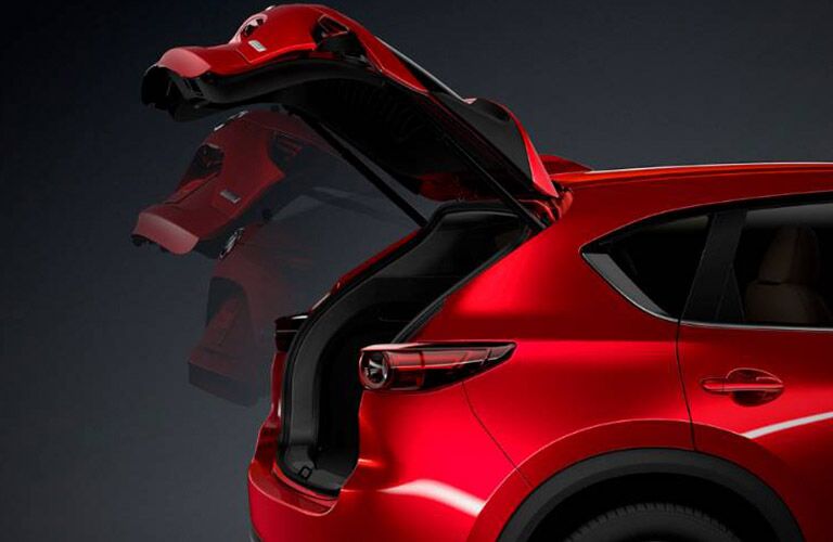 2019 Mazda CX-5 Liftgate Open on Red Exterior