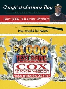 test drive winner