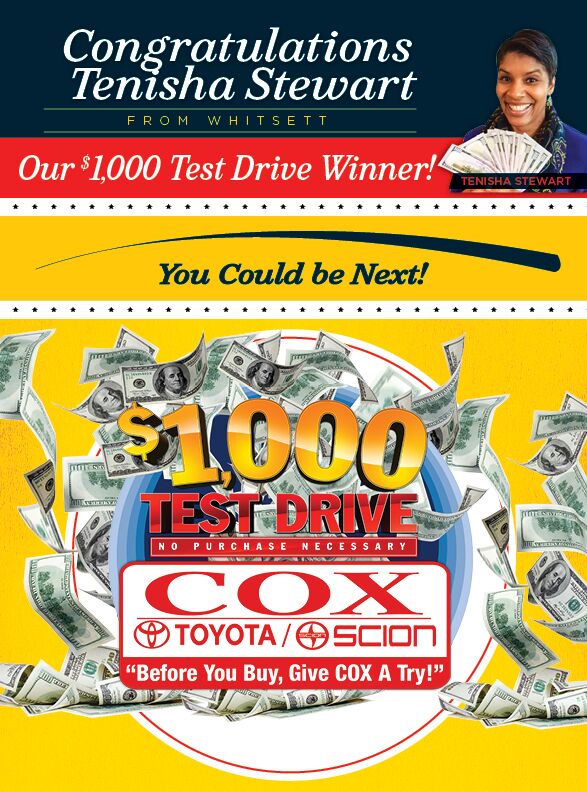 test drive winner