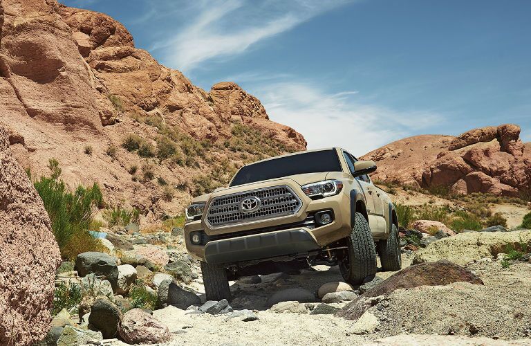 Tacoma off-road in the desert