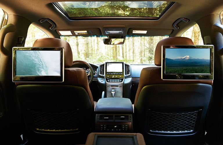 Rear cabin view