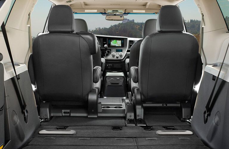 2016 Sienna cargo space