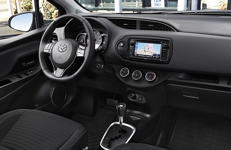 How much space is inside the 2016 Toyota Yaris?