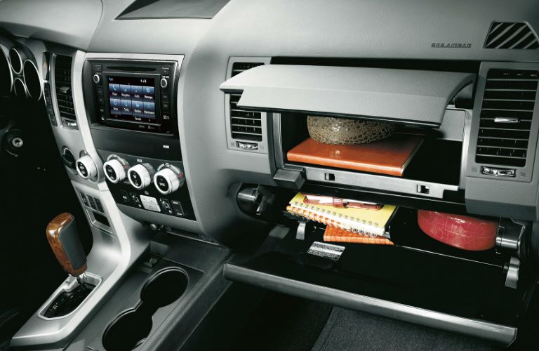Sequoia Dash and Glove Compartment