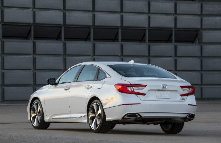 2018 Honda Accord in white rear view
