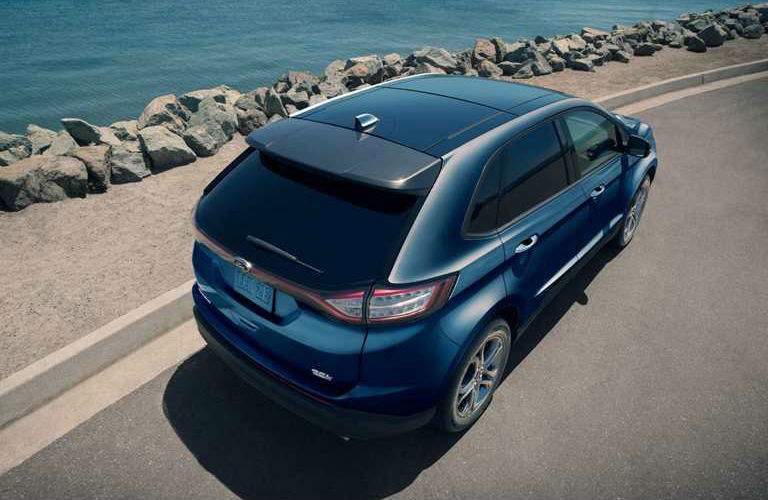 2018 Ford Edge SEL driving along the water