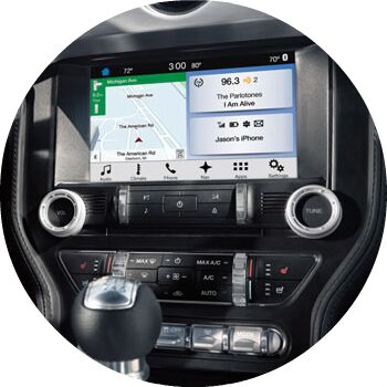 tech features in the 2017 mustang