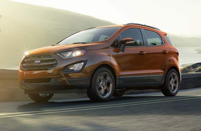 2018 Ford EcoSport SES orange front side view