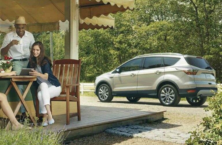 2018 Ford Escape gold side view