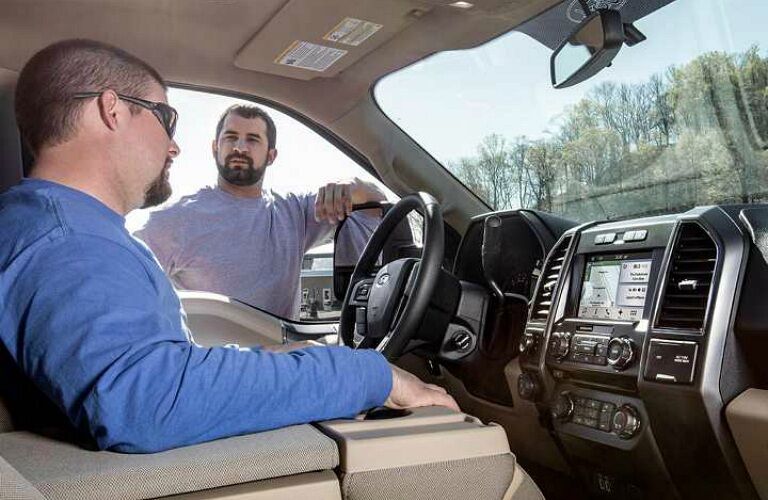 2018 Ford F-150 interior with infotainment screen