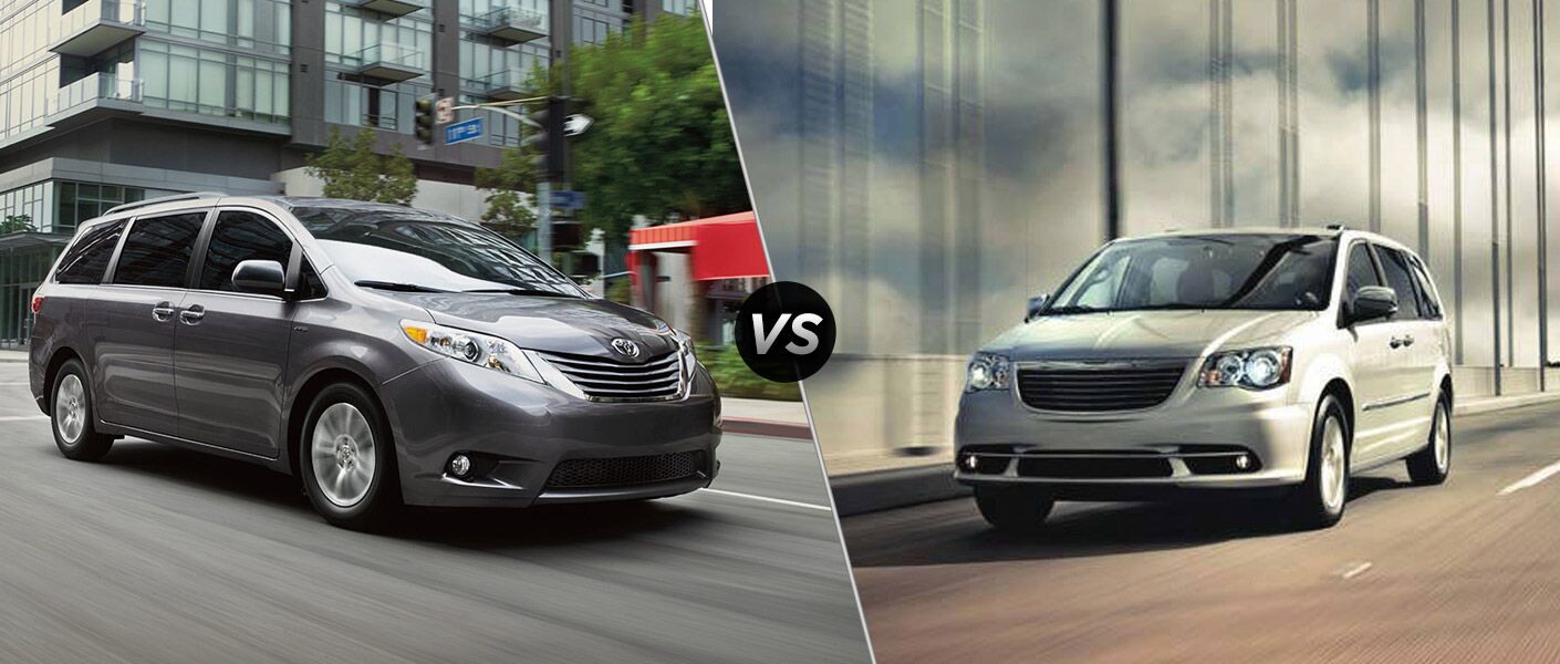 2016 Toyota Sienna Vs 2016 Chrysler Town Amp Country